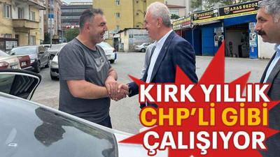 Kırk yıllık CHP’li gibi çalışıyor
